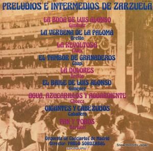 ѥ֥Х preludios e intermedios de zarzuela S30.062