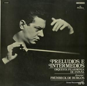 ե塼٥åǡ֥르 preludios e intermedios no. 6 CS8580