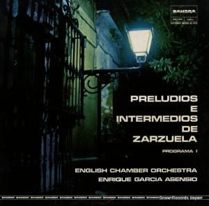 ꥱ륷󥷥 preludios e intermedios de zarzuela, programa 1 ZL-502