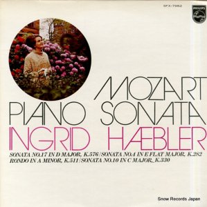 イングリット・ヘブラー - モーツァルト：ピアノ・ソナタ第１７番／第４番／第１０番 - SFX-7982
