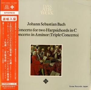 グスタフ・レオンハルト バッハ:2台のチェンバロのための協奏曲 SAWT9552-BEX