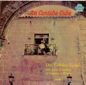 ɥ֥ꥵ-ե饯 asi cantaba cuba volume 3 LP-3008
