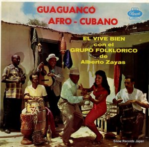 GRUPO FOLKLORICO DE ALBERTO ZAYAS guaguanco afro-cubano LP-2055