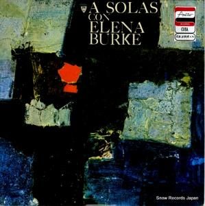 졼ʡ֥륱 a solas con elena burke LPA1002