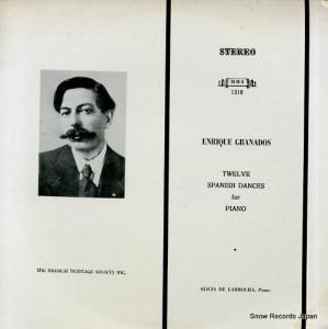 ꥷǡ granados; twelve spanish dances for piano MHS1518