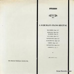 륯ǥॹ a schumann piano recital MHS813