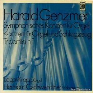 ɥå harald genzmer; symphonisches konzert fur orgel WER60082