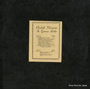ꥶ١ȡ塼ޥ elisabeth schumann in german lieder SID-722