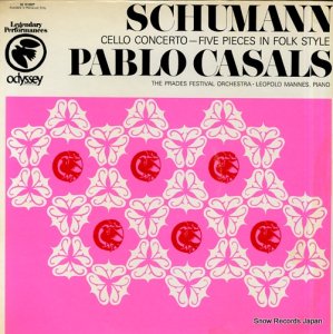 ѥ֥륹 schumann; cello concerto / five pieces in folk style 32160027
