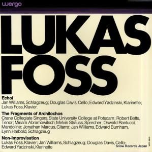 V/A lukas foss; echoi, the fragments of archilochos WER60040