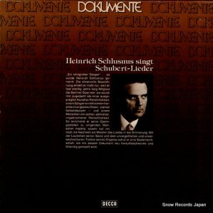 ϥҡ륹̥ heinrich schlusnus singt schubert-lieder 6.41941