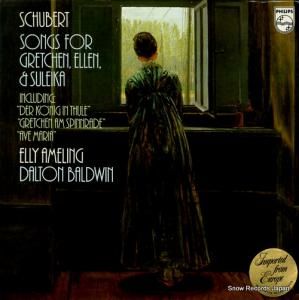 ꡼ schubert; songs for gretchen, ellen, & suleika 9500169