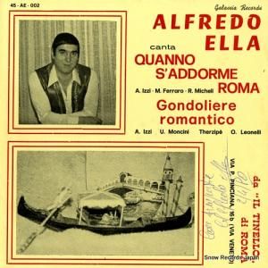 ALFREDO ELLA quanno s'addorme roma AE-002