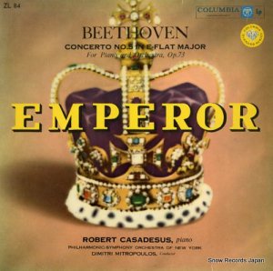 ロベール・カザドゥジュ - ベートーヴェン：ピアノ協奏曲第５番「皇帝」 - ZL84