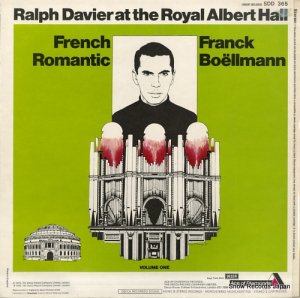 RALPH DAVIER - ralph davier at the royal albert hall vol.1 - SDD365