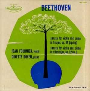 󡦥ե˥ beethoven; sonata for violin and piano in f major "spring" WL5247