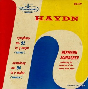 إޥ󡦥إ haydn; symphony no.92 "oxford", no.94 "surprise" WL5137