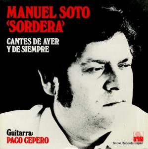 ޥ̥롦ȡ롦ǡ cantes de ayer y de siempre 88.412-I