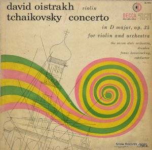 åɡȥ tchaikowsky; concerto in d major op.35 DL9755