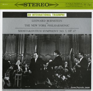 レナード・バーンスタイン shostakovitch; symphony no.5 op.47 MS6115