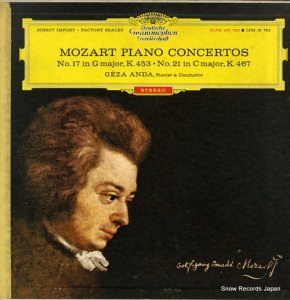  mozart; piano concertos no.17 & no.21 SLPM138783
