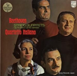 イタリア弦楽四重奏団 beethoven; string quartets "harp" / "serioso" 6500180