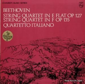 イタリア弦楽四重奏団 beethoven; string quartet in e-flat op.127/ in f op.135 SAL3703