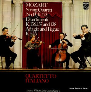 ꥢڻͽ mozart; string quartet no.13, k.173 6500645