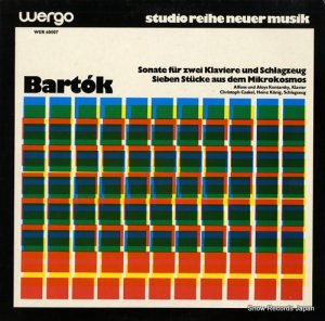 ե󥹡󥿥륹 bartok; sonate fur zwei klaviere und schlagzeug WER60007