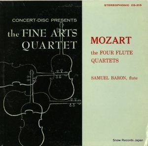 ߥ奨롦Х mozart; the four flute quartets CS215