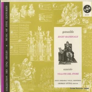 硼ȥ gesualdo; eight madrigals DL900