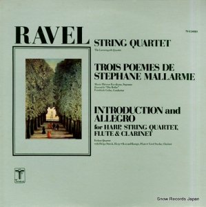 졼󥰡ȸڻͽ ravel; string quartet TV-S34591