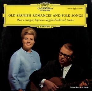 ԥ顼롦󥬡ե꡼ȡ١ old spanish romances and folk songs 139155