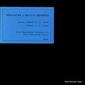 եå磻󥬥ȥʡ beethoven; symphony no.5 & no.7 M-1027