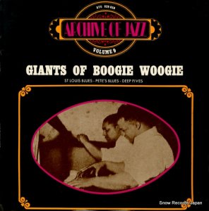 V/A giants of boogie woogie / archive of jazz volume 9 BYG529059