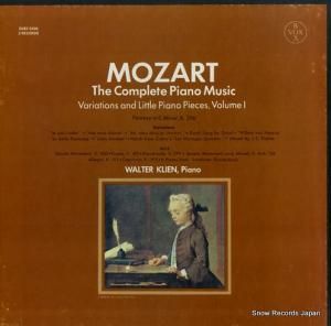 륿꡼ mozart; the complete piano music vol.1 SVBX5406