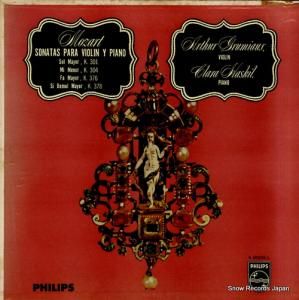 ƥ塼롦ߥ mozart; sonatas para violin y piano A00432L