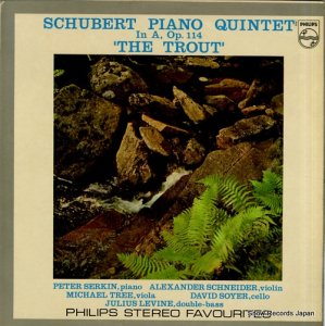 ԡ륭 schubert; piano quintet "the trout" SGL5867