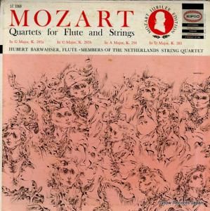 ա٥ȡХ mozart; quartets for flute and strings LC3368