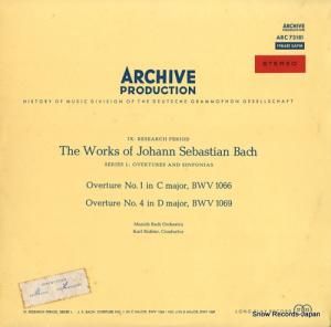롦ҥ bach; 2 overtures ARC73181