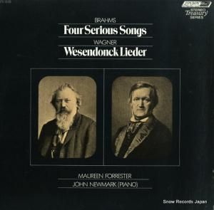 󡦥˥塼ޡ brahms; four serious songs STS15113