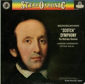 ڡޡ mendelssohn; scotch symphony/the hebrides overture CS6191