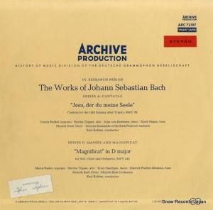 カール・リヒター bach; jesu der du meine seele/magnificat ARC73197