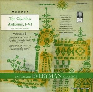 եåɡޥ handel; the chandos anthems 1-6 vol.1 SRV-227SD