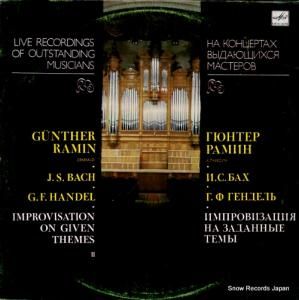 󥿡ߥ bach / handel; improvisation on given themes 2 M1045955007