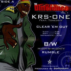 KRS-ONE the difference vol.1 OJZ002
