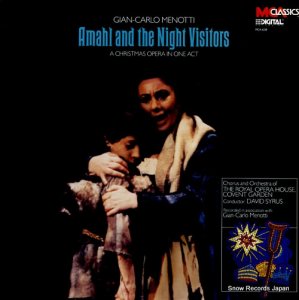ǥåɡ饹 menotti; amahl and the night visitors (a christmas opera in one act) MCA-6218