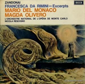 ޥꥪǥ롦ʥޥ zandonai; francesca da rimini-excerpts SET422