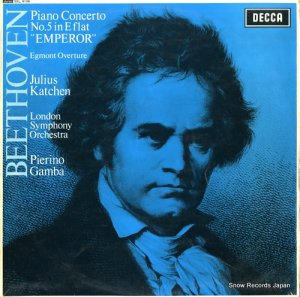 ꥢå beethoven; piano concerto no.5 "emperor"/egmont overture SXL6109
