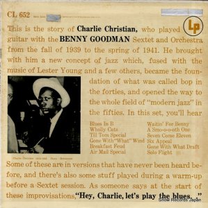 㡼꡼ꥹ charlie christian with the benny goodman sextet and orchestra CL652
